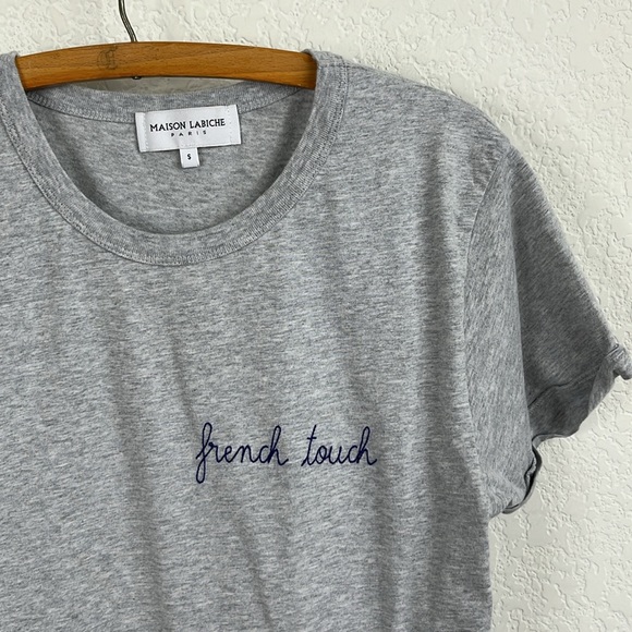 Maison Labiche Tops - Maison Labiche French Touch Organic Cotton T-shirt Embroidered